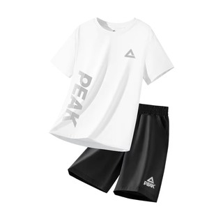 匹克男童速干套装2026新款儿童短袖t恤大童篮球训练服青少年夏装