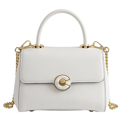 COOGI真皮凯莉包轻奢通勤斜挎