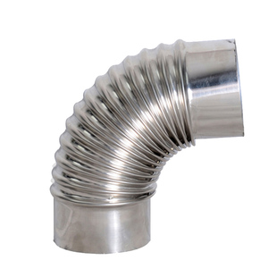 烟管直接头弯头弯结农村烧柴烤火炉柴火灶不锈钢烟道烟囱直径10cm