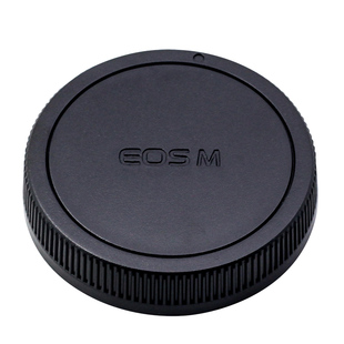 EOSM镜头后盖适用于佳能canon微单EFM5M10 22饼干14-45镜头盖子