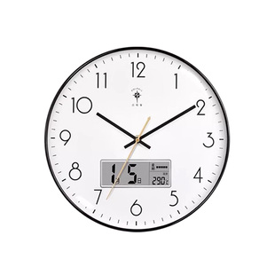 北极星时钟挂墙钟表挂钟客厅2026新款家用现代简约石英钟挂表静音