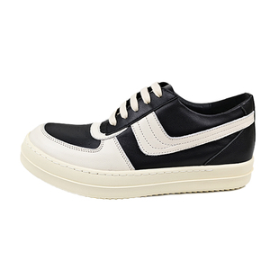 拼色RO小众大钩子原创设计低帮潮鞋子百搭真皮运动休闲男鞋板鞋男