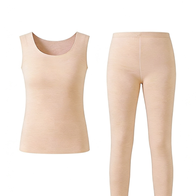 蚕丝秋冬季保暖内衣背心男士加绒