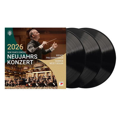 【原装进口】2026维也纳新年音乐会 雅尼克指挥 欧版 3LP黑胶唱片