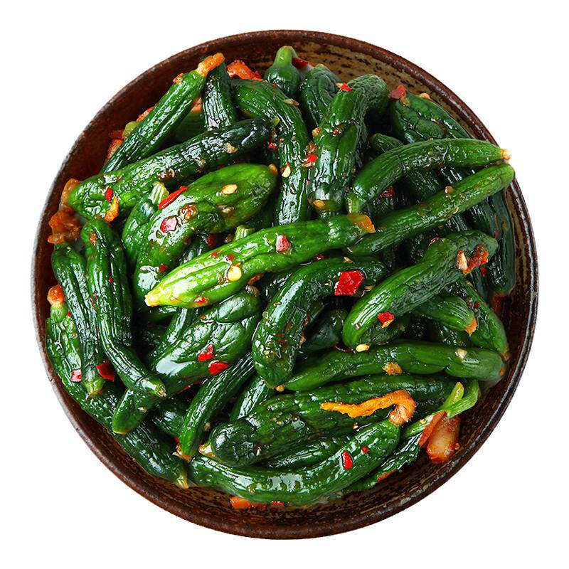 崔奶奶香辣小黄瓜300g 东北特产延边朝鲜族泡菜酱黄瓜香辣黄瓜