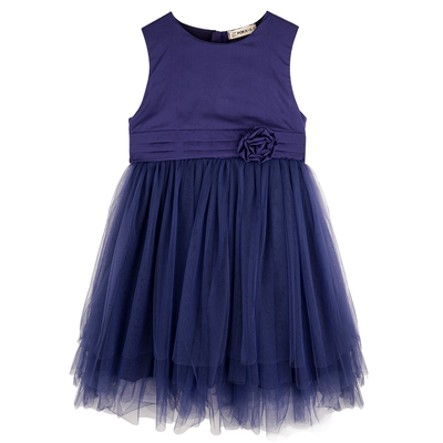 女童连衣裙夏款中大童纱裙吊带裙