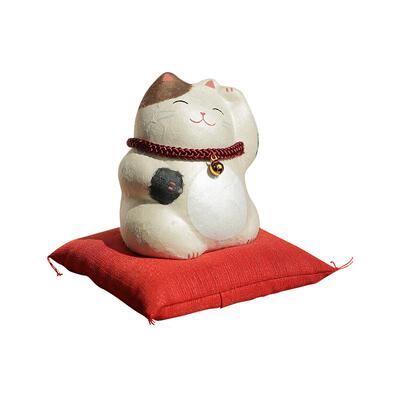 日本龙虎堂和纸招财招福桌面摆件