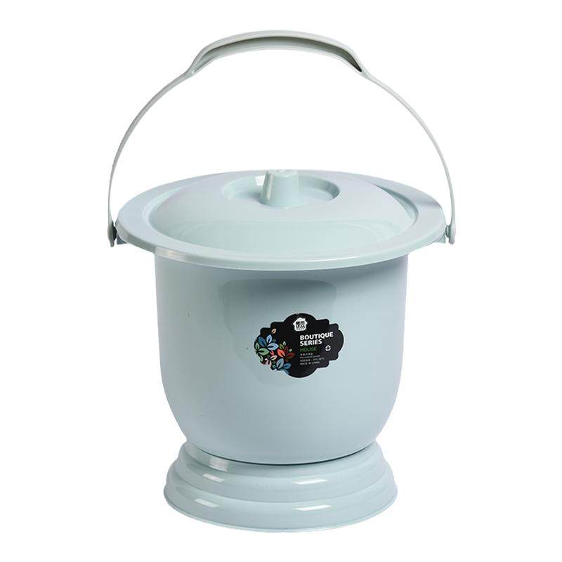 痰盂坐便器女高脚尿桶大人尿盆带盖防臭家用起夜老人卧室加厚