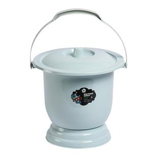 痰盂坐便器女高脚尿桶大人尿盆带盖防臭家用起夜老人卧室加厚