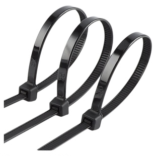 自锁式黑色尼龙扎带扎带高强度抗老化尼龙塑料尼龙扎线带扎带