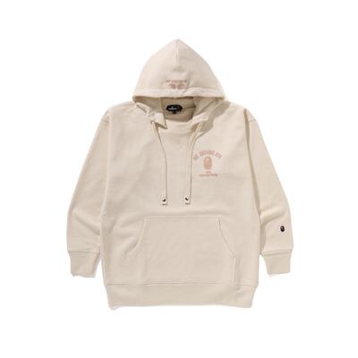 BAPE猿人胡子字母图案连帽卫衣