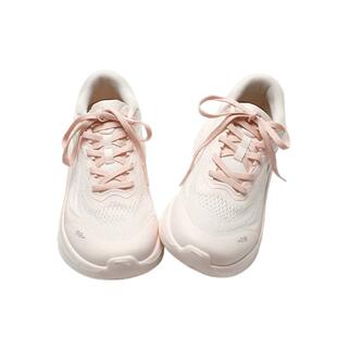 安踏叶子7女鞋软底跑步鞋春季2026新款缓震回弹通勤粉色运动鞋女