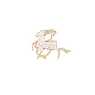 中国复古风遇见神鹿仙鹤胸针个性荷花徽章学生包包鲸鱼别针扣男女