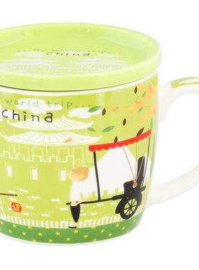 日式耐热牛奶杯子陶瓷水杯套装