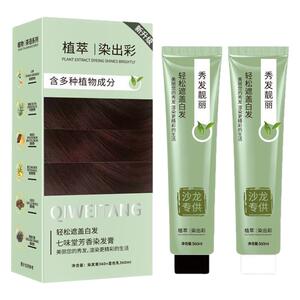 七味堂植萃染发膏遮盖白发720ml