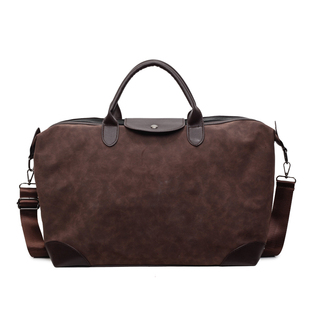 短途旅行包女2025新款复古百搭女士包包外出登机包手提斜挎行李袋