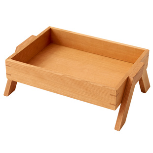 樱桃木桌面收纳托盘实木质化妆品杂物整理盒置物架玄关钥匙储物盘