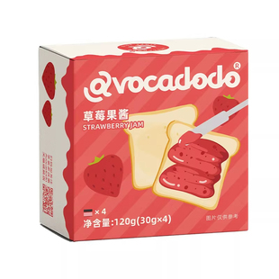 Avocadodo牛油果果草莓酱果酱早餐涂抹面包吐司酸奶果肉颗粒小瓶