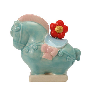 马上有好运盲盒马年吉祥物小马摆件创意装饰品新年礼物送同事老师