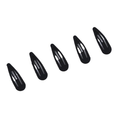 女孩超小bb夹迷你夹紧黑色磨砂小号碎发夹边夹刘海夹子头饰发卡子