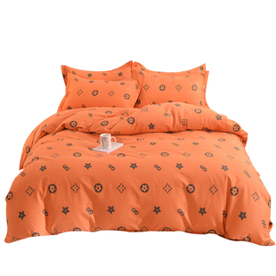 纯棉加厚磨毛四件套100%全棉秋冬季60支高档床单被套床上用品南通