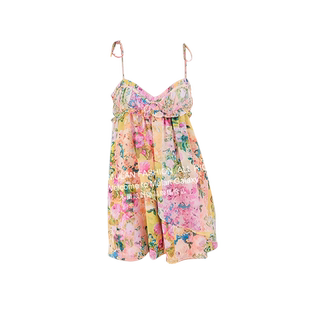 【折】For Love and Lemons 夏季花卉印花连衣裙吊带裙度假