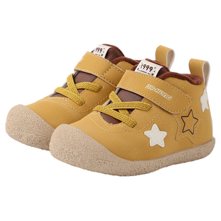 Dr.Kong江博士童鞋学步初期2025冬季加绒保暖软底男女婴儿步前鞋