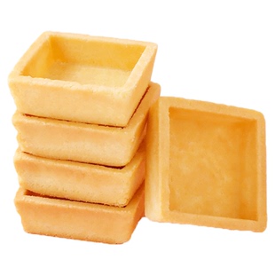 塔壳半成品方形心形迷你曲奇挞壳黄油水果挞底法式甜品台烘焙商用