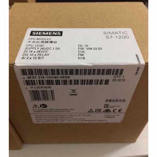议价6ES7215-1AG40-0XB0西门子S7-1200 CPU 1215C模块 24VDC 数字