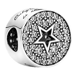 Pandora潘多拉奥莱恭贺晋升星纹Pavé密镶串饰礼物