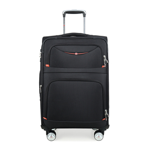 瑞士商务行李拉杆箱20登机22军刀24男26静音万向轮28寸加厚牛津布