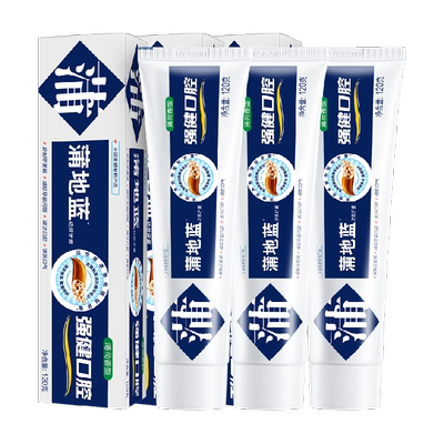 蒲地蓝薄荷味牙膏120g×3支