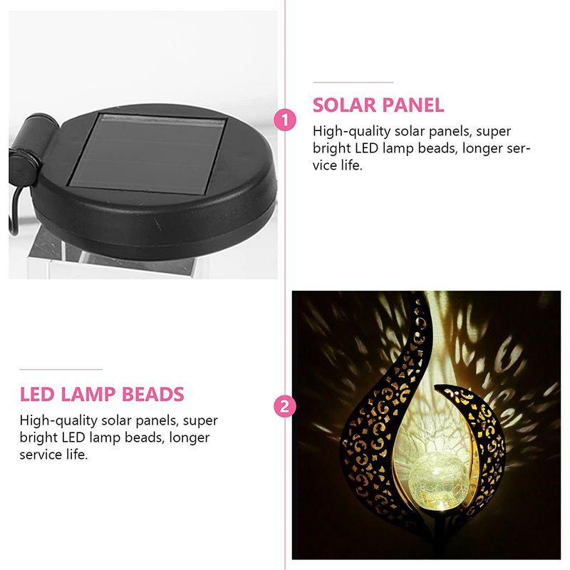 亚马逊爆款太阳能草坪灯户外插装饰艺灯LED地铁庭院景观火焰别墅