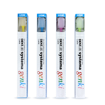 狮王genki宽体牙刷超细软毛成人