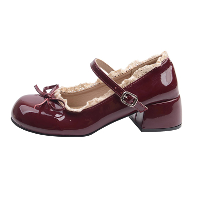 银色气质浅口小单鞋女乐福豆豆鞋