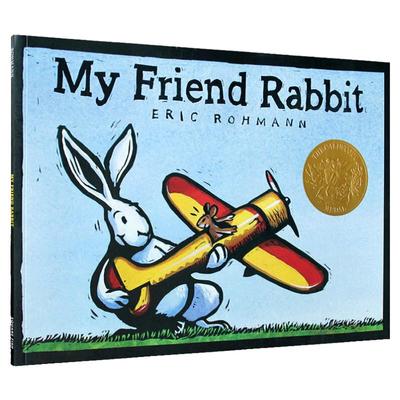 正版 My Friend Rabbit我的兔子朋友 2003凯迪克金奖绘本