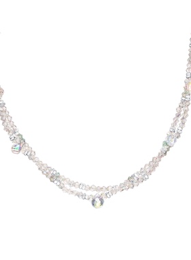 EAUFLORA潮汐项链高级氛围感轻奢小众送女友款2025新款水晶配饰