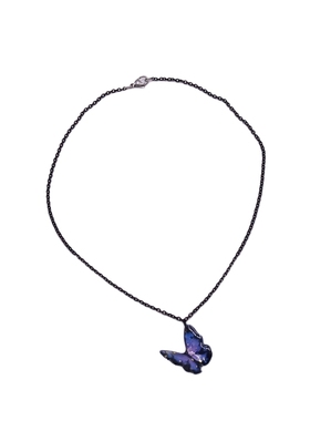 梦幻蝴蝶手作日系暗黑少女颈链
