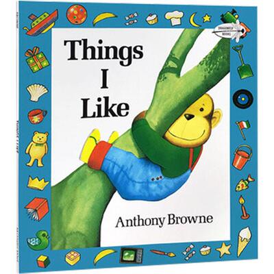 送音频英文原版Things I Like我喜欢的Anthony Browne安东尼布朗3-6-8岁儿童英语启蒙认知绘本亲子互动阅读兴趣培养生活爱好