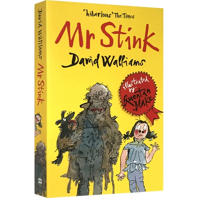 正版 臭臭先生 英文原版 Mr Stink 大卫少年幽默小说系列 罗尔德达尔继承人David Walliams 英文版进口书籍儿童外文书
