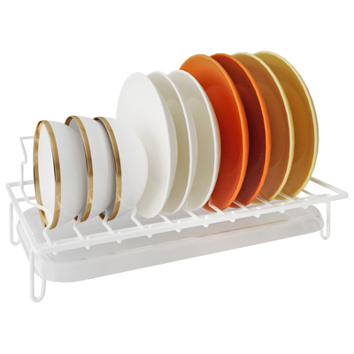 窄款台面单层碗碟沥水架