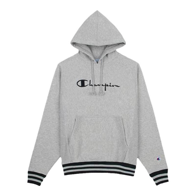 CHAMPION刺绣卫衣草写字母LOGO