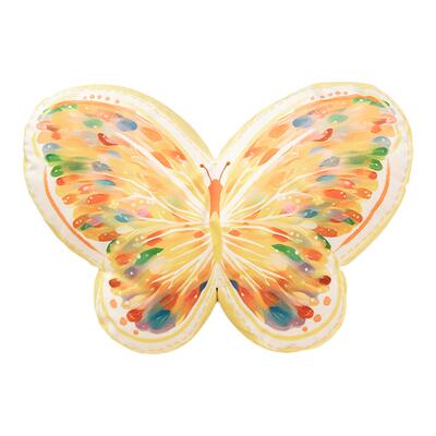 蝴蝶抱枕少女心粉色沙发靠枕腰靠ins风多巴胺办公室靠垫午睡枕