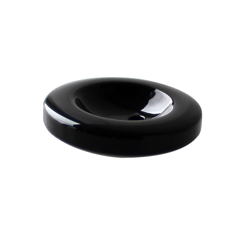 高档纽扣羊绒大衣扣子风衣亮光黑色圆形钮扣高端精致时尚女士男士