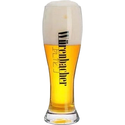 进口德国精酿小麦教士logo啤酒杯