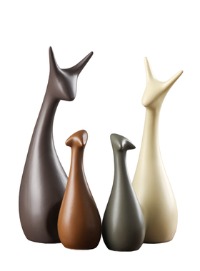 新家轻奢高级感酒柜摆件套装组合