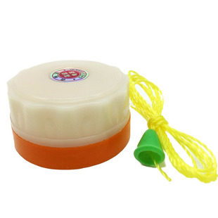 家用灯泡老式拉线开关圆形橙底拉绳开关单控大铜柱接线墙壁灯开关