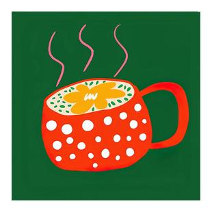 卡通斑点小狗波普风插画冰箱贴个性创意装饰高级感软磁片磁吸贴片