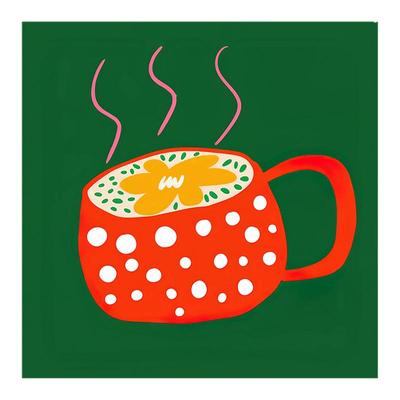 卡通斑点小狗波普风冰箱贴软磁片