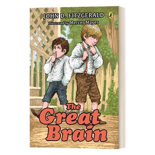 英文原版 The Great Brain 伟大的大脑 儿童侦探冒险小说 Great Brain  Book 1 英文版 John D. Fitzgerald 进口英语原版书籍